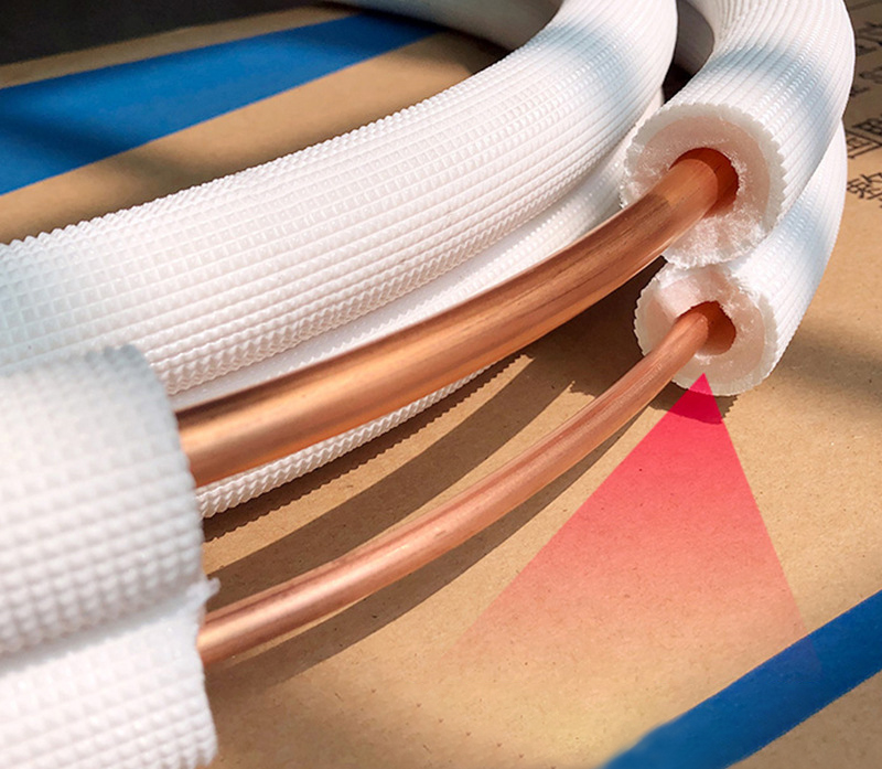 Household Air Conditioner PE Insulated Thermal Insulation Copper Pipe manufacture
