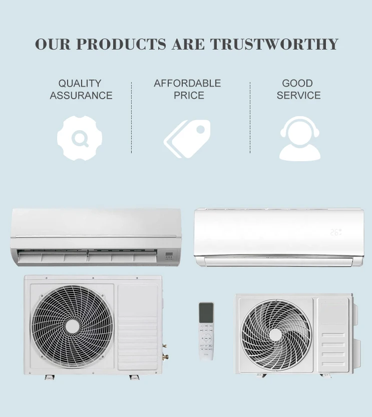 High Quality inverter and non inverter Cooling Only In Stock Wall Mounted Mini Split Air Conditioner factory
