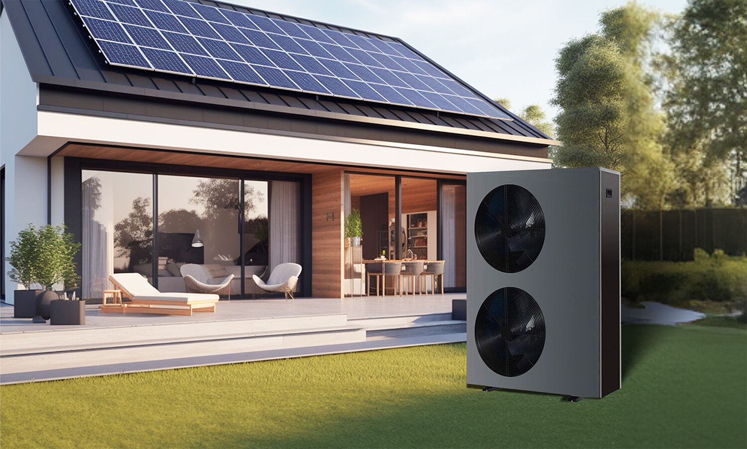 Wholesale Price Heat Pump System R32 Full DC Inverter Air Source 6kw Heat Pump manufacture